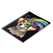 SCHATTIGE PLUIZIGE PUPPYHOND GEKLEED VOOR MARDI GR NOTITIEBOEK (Linkerzijde)