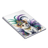 SCHATTIGE PLUIZIGE PUPPYHOND GEKLEED VOOR MARDI GR NOTITIEBOEK (Rechterzijde)