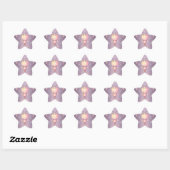Schattige Pluizige Wazige Monsters Ster Sticker (Vel)
