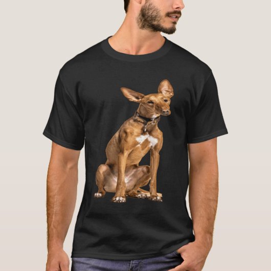 Schattige Podenco T-shirt (Voorkant)