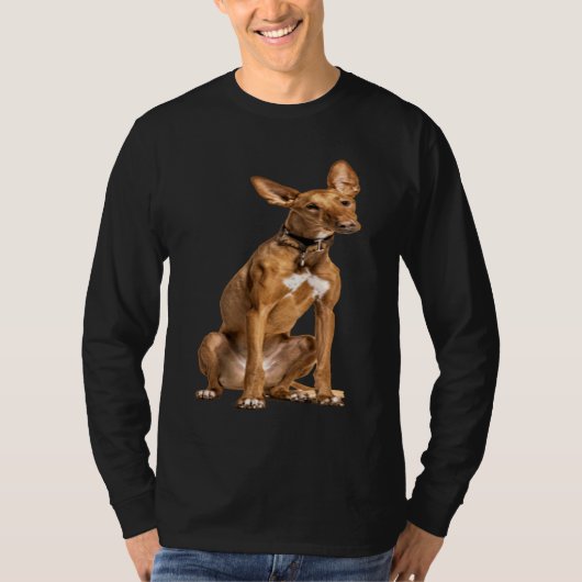 Schattige Podenco T-shirt (Voorkant)
