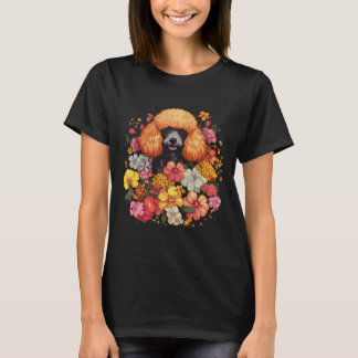 Schattige Poedel Bloem Boeket T 1 T-shirt