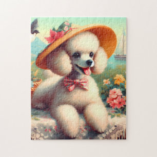 Schattige Poedel schilderij Legpuzzel