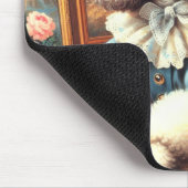 Schattige poedelschilderij Muismat (Hoek)