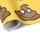schattige poep cadeaupapier (Rol Hoek)