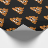 Schattige poep emoji inpakpapier (Hoek)
