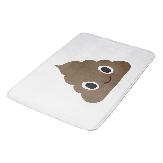 Schattige poep - Kawaii Crap - Happy Doo Doo Badmat (Gekanteld)