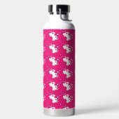Schattige poepen roze eenhoorn waterfles (Links)