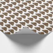 Schattige poeppatroon - Schattige stapels van Doo Cadeaupapier (Hoek)