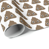 Schattige poeppatroon - Schattige stapels van Doo Cadeaupapier (Rol Hoek)