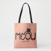 Schattige POES Moeder Minimalist Tote Bag (Voorkant)