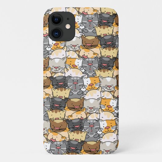 Schattige Poesjeskatten Case-Mate iPhone Case (Achterkant)