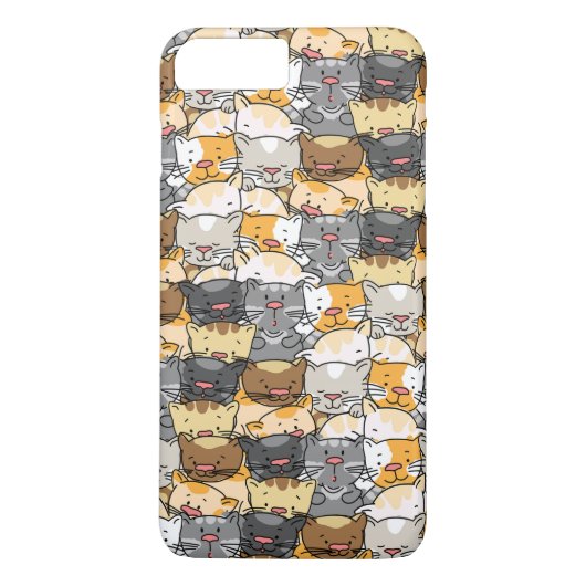 Schattige Poesjeskatten Case-Mate iPhone Case (Achterkant)