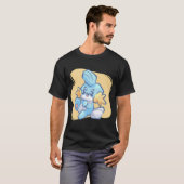 Schattige Poke Zeester Mud Monster T-shirt (Voorkant volledig)