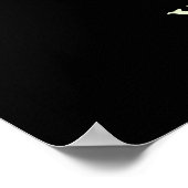 Schattige  poker lady tekst toevoegen poster (Hoek)