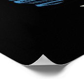 Schattige  poker lady tekst toevoegen poster (Hoek)