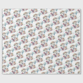 Schattige polair beer in geschenkdoos surprise ver cadeaupapier (Vlak)