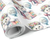 Schattige polair beer in geschenkdoos surprise ver cadeaupapier (Rol Hoek)