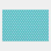 Schattige Polar Beer Cartoon Beary Christmas Blauw Inpakpapier Vel (Voorkant 2)