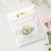 Schattige Polar Beer Cub Barly Wachten Winter Baby Bedankzakje (Gezegeld)