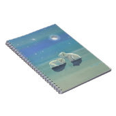 Schattige Polar Beer Cubs Notitieboek (Rechterzijde)