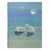 Schattige Polar Beer Cubs Notitieboek (Voorkant)
