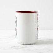 Schattige Polar Beer en Penguin Friends Kerst Mok (Center)