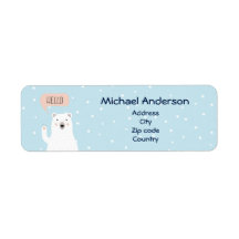 Schattige Polar Beer Gepersonaliseerd