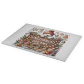 Schattige Polar Beer Gingerbread Dreams Snijplank (Hoek)