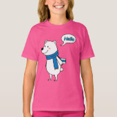 Schattige Polar Beer met liefde - zoet T-shirt (Voorkant)