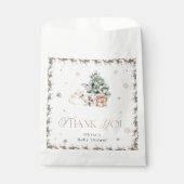 Schattige Polar Beer Modern Baby shower Favoriet B Bedankzakje (Voorkant)