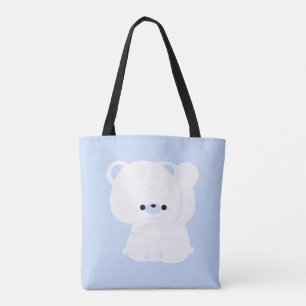 Schattige Polar Beer Paar Tote Bag