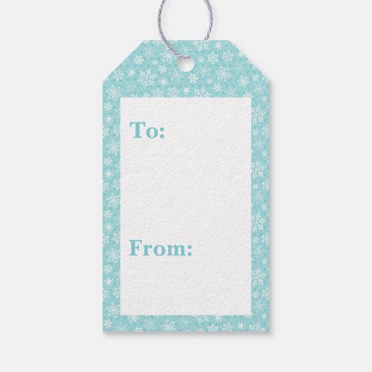 Schattige Polar Beer Personaliseer tekst Kerst Cadeaulabel (Achterkant)