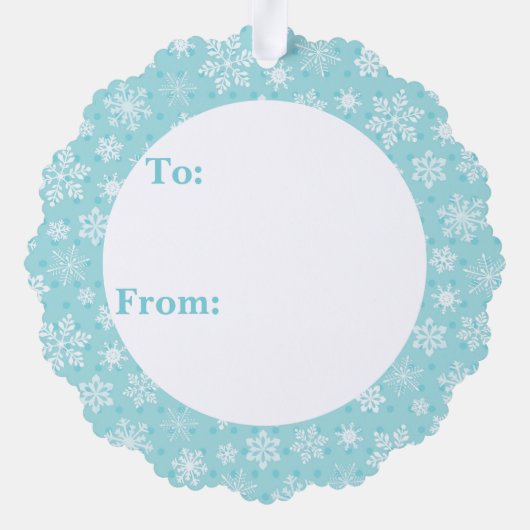 Schattige Polar Beer Personaliseren Tekst Kerst La Ornament Kaart (Achterkant)