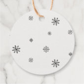 Schattige Polar Beer Winter Baby shower Bedankjes Labels (Achterkant)