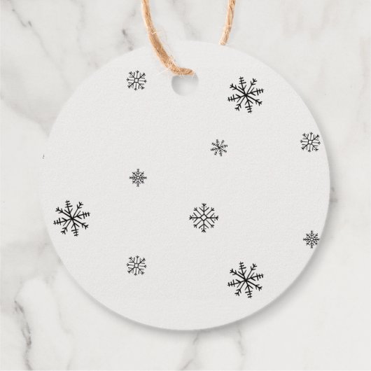 Schattige Polar Beer Winter Baby shower Bedankjes Labels (Achterkant)