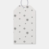 Schattige Polar Beer Winter Baby shower Cadeaulabel (Achterkant)