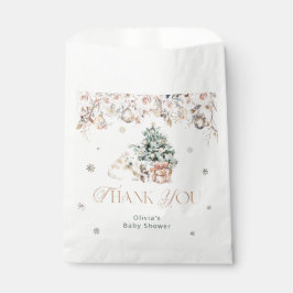 Schattige Polar Beer Winter Baby shower Favoriet B Bedankzakje