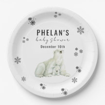 Schattige Polar Beer Winter Baby shower