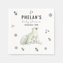 Schattige Polar Beer Winter Baby shower