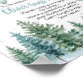 Schattige Polar Beer Winter Verjaardag Tijd Capsul Poster (Hoek)