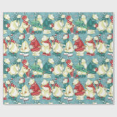 Schattige polarBeren Cadeaupapier (Vlak)