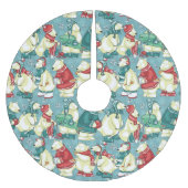 Schattige polarBeren Kerstboom Rok (Voorkant)