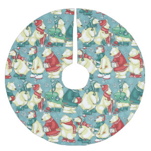 Schattige polarBeren Kerstboom Rok