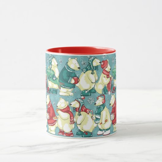 Schattige polarBeren Mok (Midden)