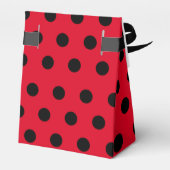 Schattige Polka dot Ladybug Daisy Flower Verjaarda Bedankdoosjes (Achterkant)