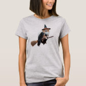 Schattige Pomeranian Heks T-shirt (Voorkant)