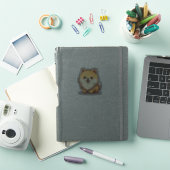 Schattige Pommerse, Kawaii charme, klein Sticker (iPad Cover)