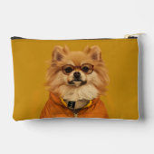 Schattige Pommerse make-uptas Etui (Achterkant)