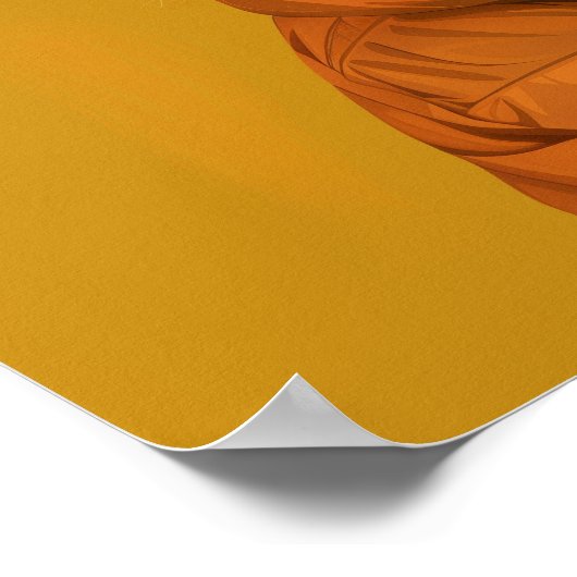 Schattige Pommerse print (Hoek)